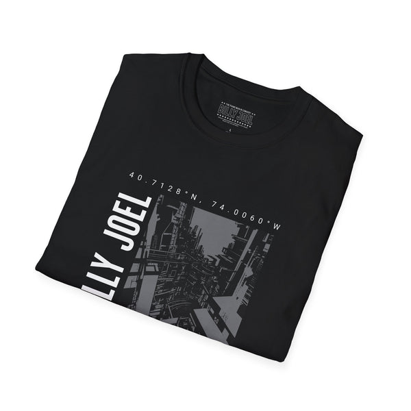 NYC Coordinates Black T-Shirt – Billy Joel Online Store