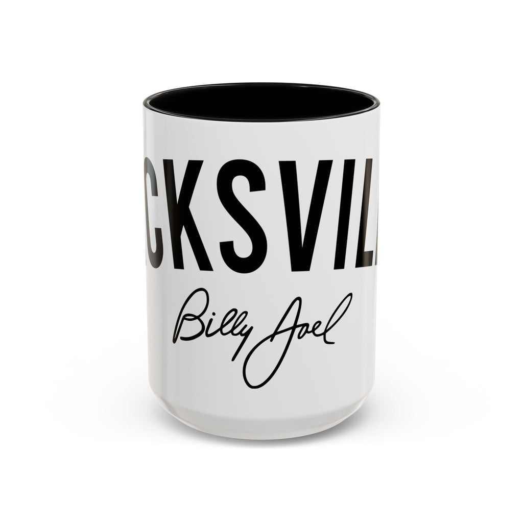Billy Joel "Hicksville" And So It Goes Accent Mug