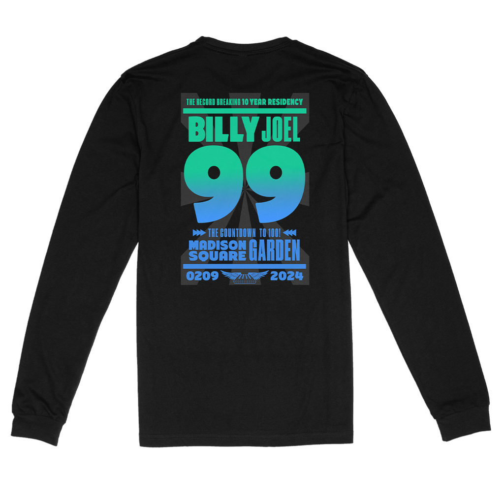 Billy Joel "2-9-24 MSG New York Event" Black Long Sleeve T-Shirt