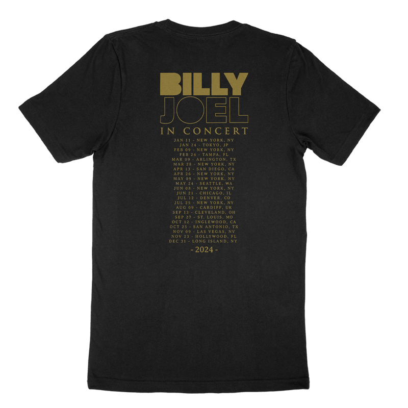 Billy Joel "In Concert Admat Itinerary" T-Shirt