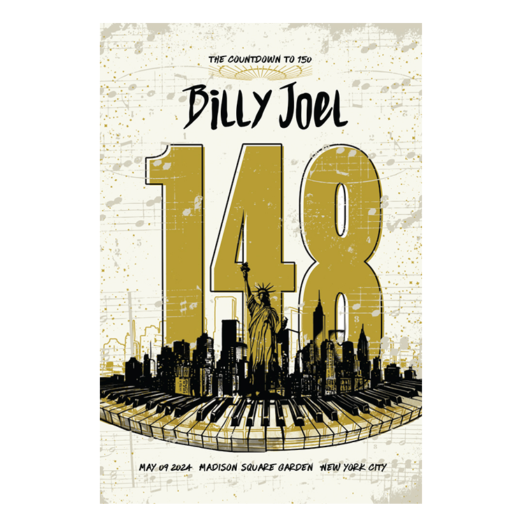 Billy Joel "5-9-24  MSG  New York Event" Poster