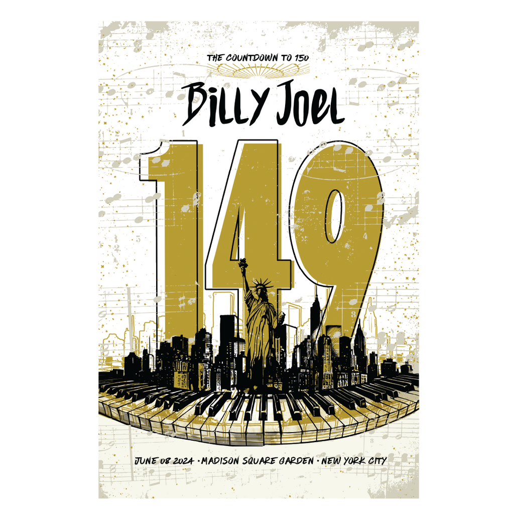 Billy Joel "6-8-24  MSG New York Event" Poster