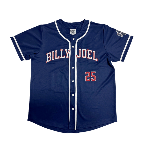 Billy Joel Navy/White/Red 2025 Baseball Jersey – Billy Joel Online