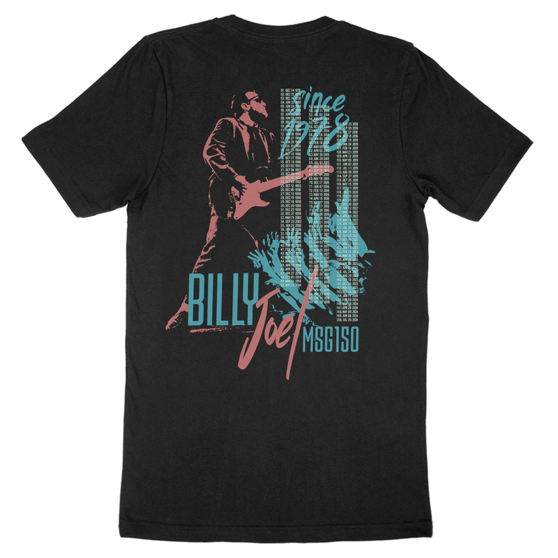 Billy Joel "150 MSG All Dates" T-Shirt