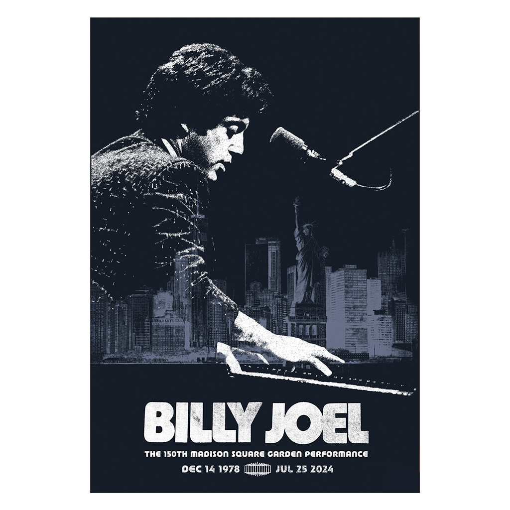 Billy Joel "150th MSG Photo" Screen Printed Numbered Poster