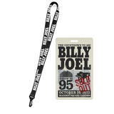 Billy Joel "10-20-23 MSG Event" Collectible Laminate & Lanyard - Only 250 Available