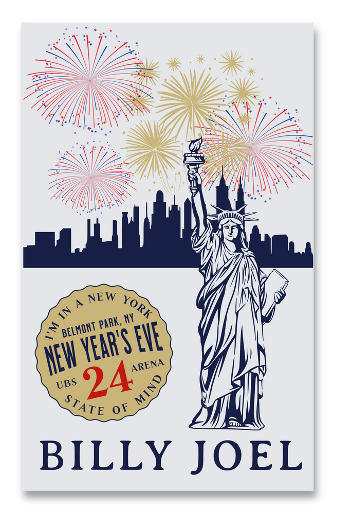Billy Joel "12-31-24 NYE Event" Poster  *LOW STOCK*