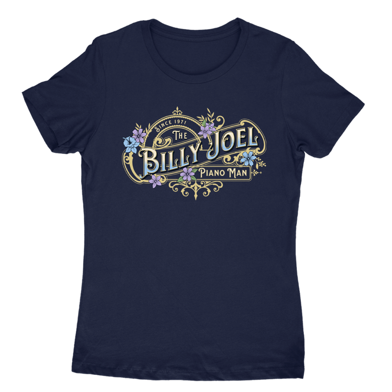 Billy Joel "Flowers" Womens T-Shirt