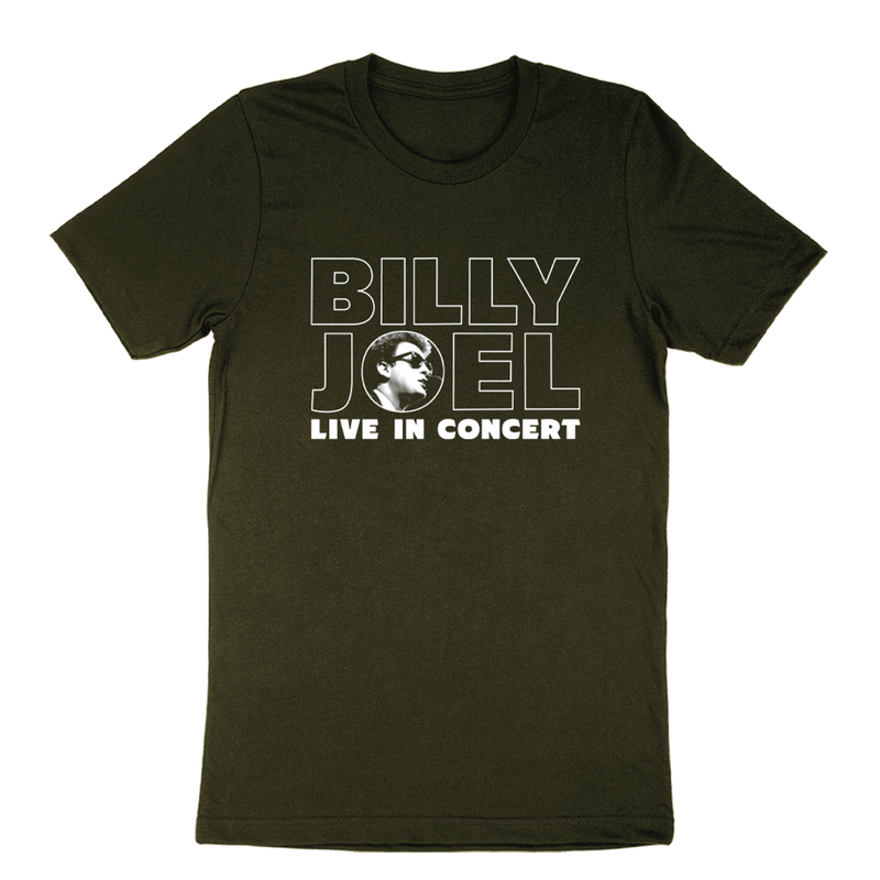 Billy Joel "In Concert Admat 2025 Itinerary" T-Shirt