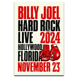 Billy Joel "11-23-24 Hollywood, FL Event" Poster