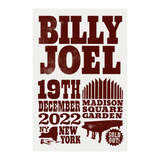Billy Joel "MSG 12-19-22 Cancelled Event" Poster