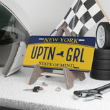 "Uptown Girl" Vanity License Plate
