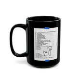 Billy Joel "11-9-24 Las Vegas Set List" Black Mug - Online Exclusive