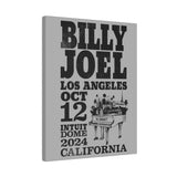 Billy Joel "10-12-24 Inglewood Los Angeles Event" Canvas - Online Exclusive