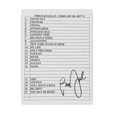 Billy Joel "2-8-25 Indianapolis, IN Set List" Canvas - Online Exclusive