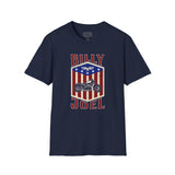 Flag Motorcycle Navy T-Shirt