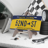"52nd Street" Vanity License Plate
