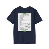 Special Edition of Seattle, WA 5-24-24 Set List Navy T-Shirt