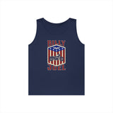 Flag Motorcycle Navy Tank Top