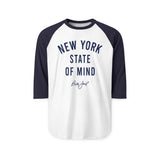 New York State Of Mind 3/4 Sleeve Raglan Shirt