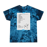 Billy Joel "2-8-25 Indianapolis Set List" Tie Dye T-Shirt - Online Exclusive