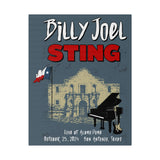 Billy Joel & Sting "10-25-24 San Antonio Event" Canvas