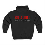 New Billy Joel "And So It Goes Title" Zip Hoodie