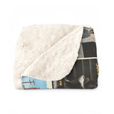 "Album Covers" Sherpa Fleece Blanket