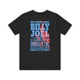 Billy Joel "8-9-24 Cardiff UK Event" Black T-Shirt