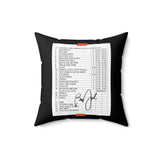 Billy Joel "12-31-24 NYE Belmont Park, NY Set List" Pillow - Online Exclusive