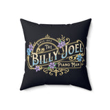 Billy Joel "Floral" Square Pillow