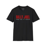 NEW Billy Joel "And So It Goes Title" T-Shirt