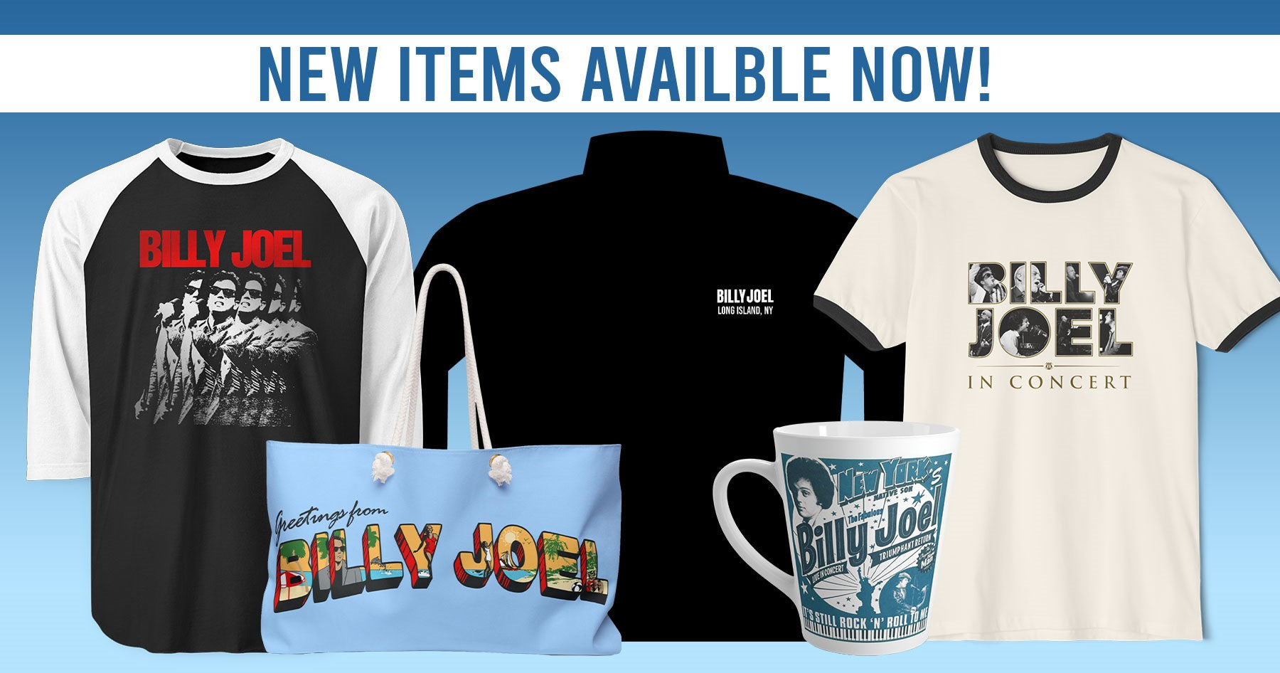 Billy Joel Official Store – Billy Joel Online Store