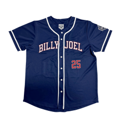 Billy Joel Navy/White/Red 2025 Baseball Jersey – Billy Joel Online