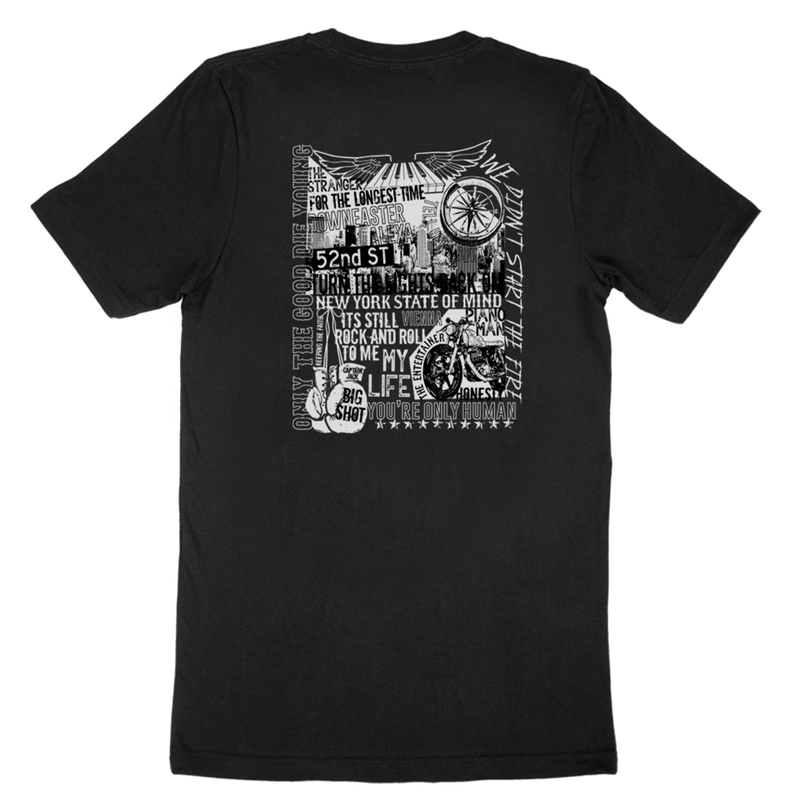 90s USA製 Billy Joel ロングスリーブTシャツ XL ブラック