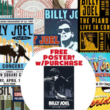 Billy Joel Mystery Poster Bundle w/FREE 150th Numbered MSG Poster