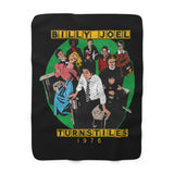 Vintage Turnstiles Sherpa Fleece Blanket