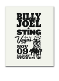 Billy Joel & Sting "11-9-24 Las Vegas Event" Poster