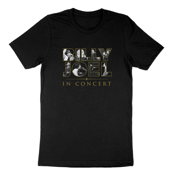 Billy Joel "In Concert 2025 Admat Itinerary" TShirt Billy Joel