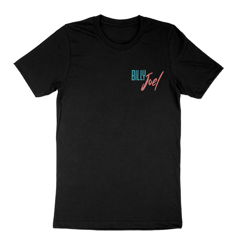 T-shirt Billy Joel Piano Man - Officiel, Homme, Noir - Coton Doux, Coupe Classique