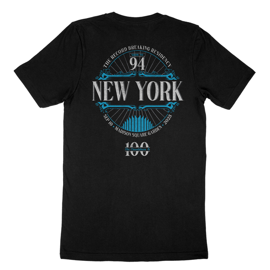Billy Joel "9-10-23 MSG New York Event" Black T-Shirt