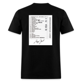 Billy Joel "9-23-23 Foxborough Set List" Black T-Shirt - Online Exclusive - black