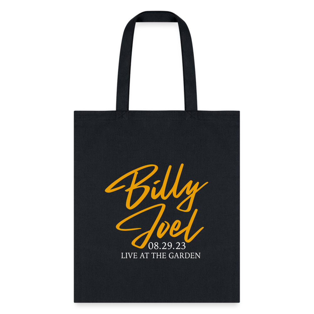 Billy Joel "8-29-23 MSG Set List" Black Tote Bag - Online Exclusive - black