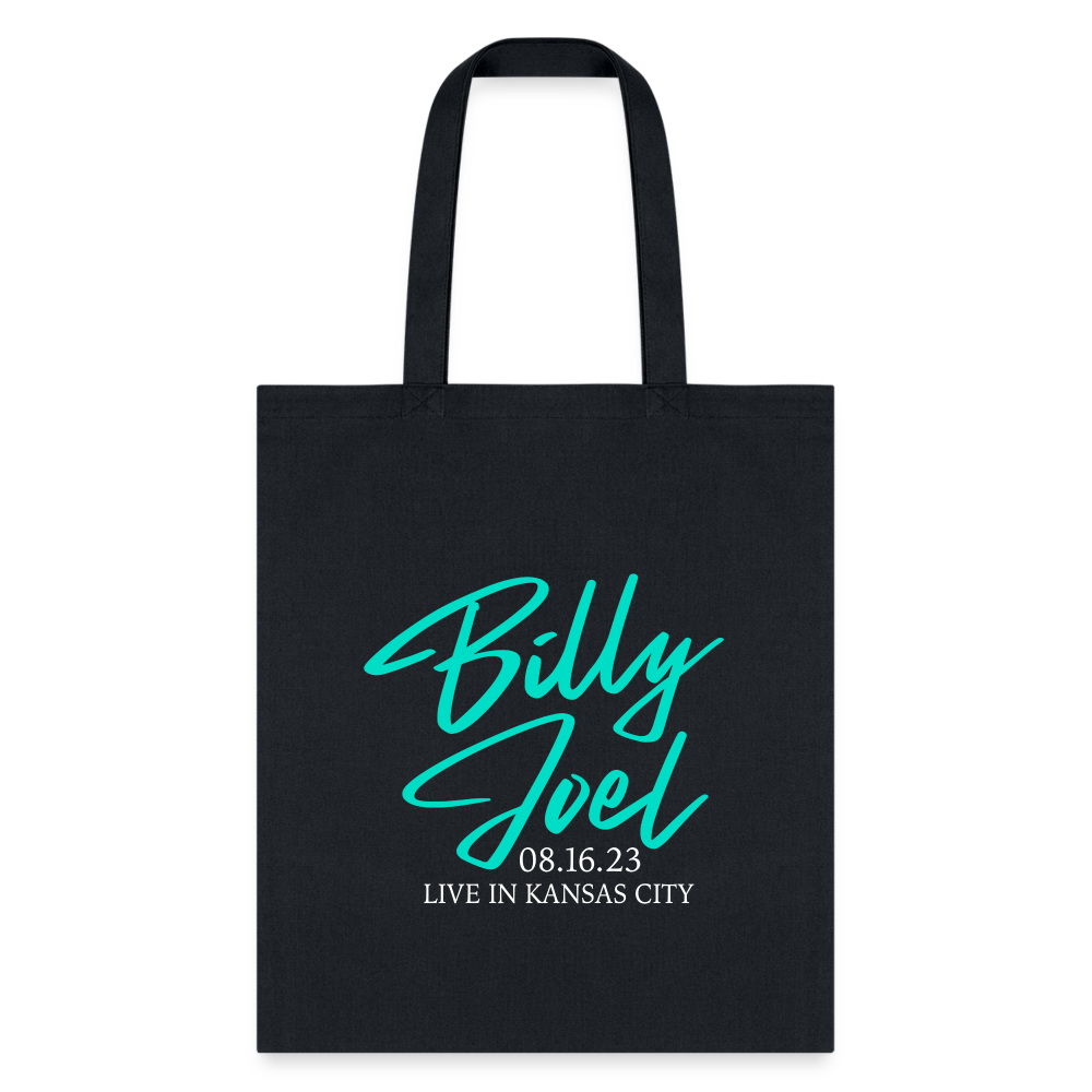 Billy Joel "8-19-23 Kansas City Set List" Black Tote Bag- Online Exclusive - black