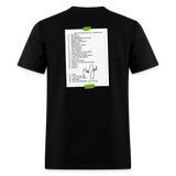 Billy Joel "3-26-23 MSG Set List" Black T-Shirt  Online Exclusive - black
