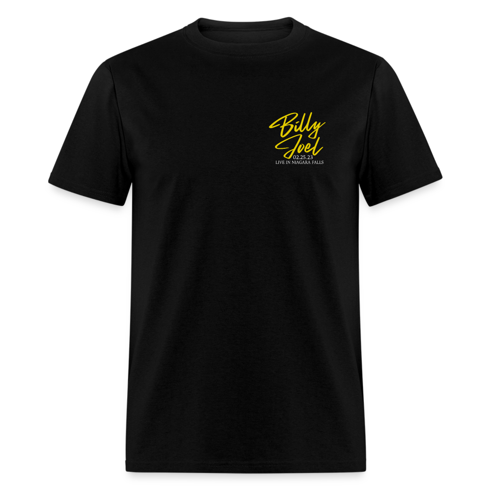 Billy Joel "2-25-23  Niagara Falls Set List" Black T-Shirt - Online Exclusive - black