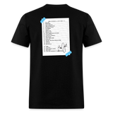 Billy Joel "1-27-23 Hollywood  Set List" Black T-Shirt Online Exclusive - black