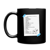Billy Joel "1-27-23 Hollywood  Set List" Black Mug Online Exclusive - black