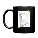 Billy Joel "1-13-23  MSG Set List" Black Mug - Online Exclusive - black