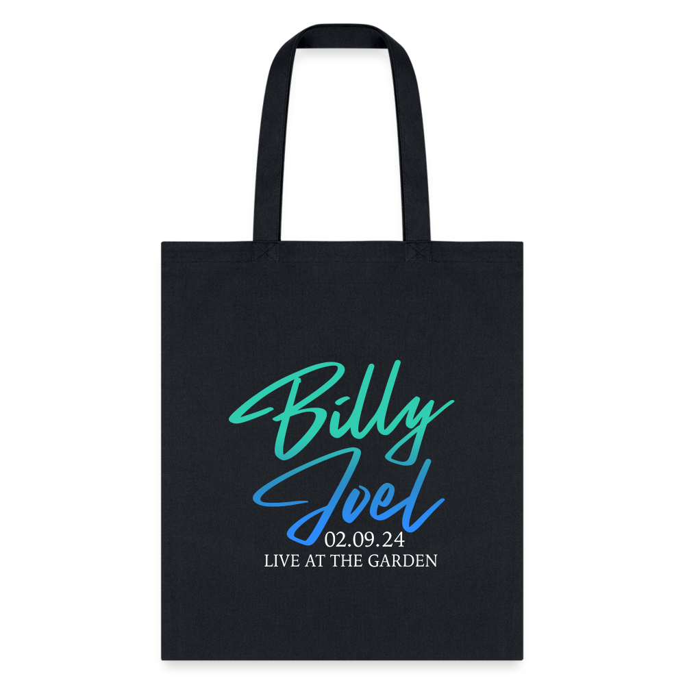 Billy Joel "2-9-24 MSG Set List" Black Tote Bag Online Exclusive - black